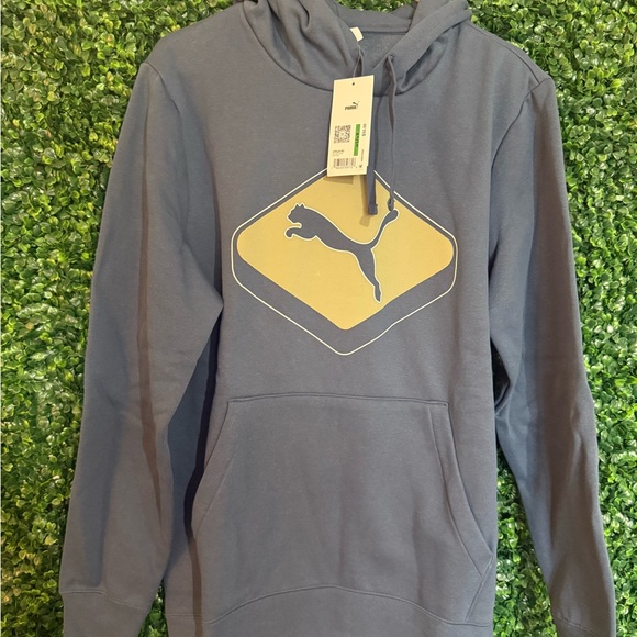 Puma Men's Blue Hoodie - Picture 4 of 4